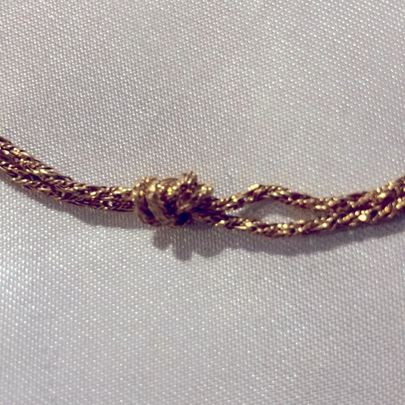 Avon Gold Twisted Chain‎ with Knots Necklace - Picture 1 of 6